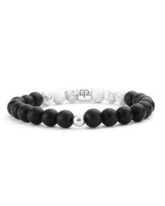 Buddha Stones 12 Constellations of the Zodiac Natural Frosted Stone White Turquoise Bead Fortune Bracelet - Leo
