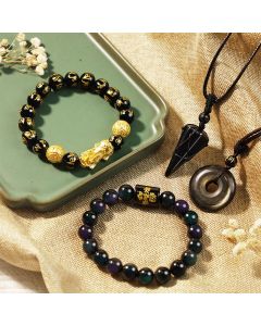 Buddha Stones  Absorbing Negative Energies Obsidian Bundle - Absorbing Negative Energies Obsidian Bundle