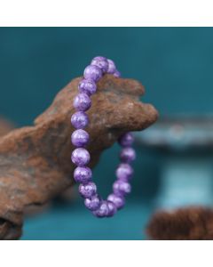 Buddha Stones Amethyst Crystal Positive Transformation Bracelet - Amethyst