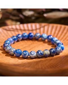 Buddha Stone Lazurite Lapis Lazuli Positive Balance Bracelet - Lazurite(Wrist Circumference: 14-16cm)