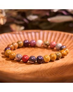 Buddha Stone Mookaite Emotional Growth Bracelet - Mookaite(Wrist Circumference: 14-16cm)