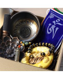 Buddha Stone Tibetan Om Mani Padme Hum Gift Bundle - Om Mani Padme Hum Gift Bundle