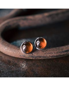 Buddha Stones 925 Sterling Silver Garnet Protection Earrings - Garnet(Calm ♥ Stability)