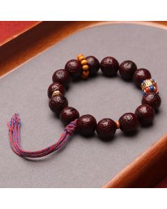 Buddha Stones Bodhi Seed Bead Peace Calm Tassel Bracelet - Bodhi Seed(Wrist Circumference 15-17cm)