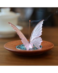 Buddha Stones Butterfly Healing Incense Burner Desk Decoration - Colorful Butterfly 8*4.5*5cm