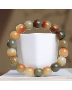 Buddha Stones Colorful Bodhi Seed Peace Wisdom Bracelet - Bodhi Seed(Wisdom♥Wake Up)