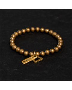 Buddha Stones Copper Beads Balance Bracelet - Brass(Wrist Circumference: 20-21cm)