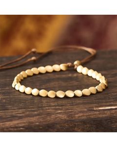 Buddha Stones Copper Irregular-shaped Bead Balance String Bracelet - 7.9 in (20 cm)