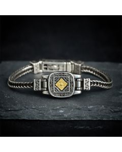 Buddha Stones Copper Vajra Enlightenment Bracelet - 7.5–7.9 in (19–20 cm)