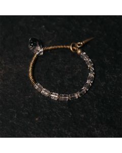 Buddha Stones Copper White Crystal Luck Bracelet - Copper White Crystal (Wrist Circumference 14-14.5cm)