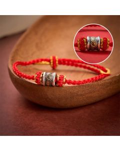 Buddha Stones Copper Yin Yang Red String Harmony Bracelet - Red String