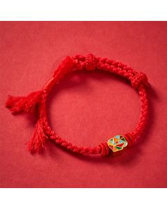 Buddha Stones Elephant Red String Balance Tibet Adjustable Bracelet - Red(Wrist Circumference: 5.5–6.7 in/14–17 cm)