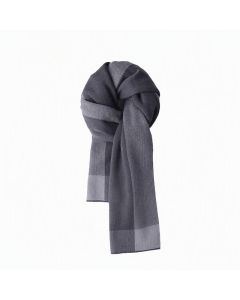 Buddha Stones Fall Winter Knit Geometric Color Block Cozy Men's Scarf - DimGray / Approx. 180cm*30cm
