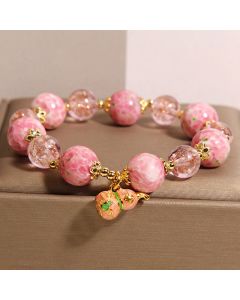Buddha Stones Gourd Liuli Bracelet - Liuli(Wrist Circumference 16-17cm)