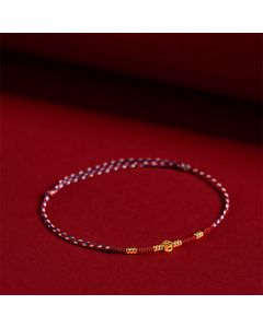 Buddha Stones Handmade Braided Red String Copper Coins Luck Bracelet - Blue Rope(Wrist Circumference:15-17cm)