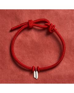 Buddha Stones Handmade Braided Red String LUCKY Charm Adjustable Bracelet - Dark Red / 5.91-7.48 in (15-19cm)
