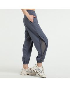 Buddha Stones High Waist Loose Fitness Yoga Sports Track Pants With Pockets - Pink / US8-10，UK/AU12-14，EU40-42 (XL)