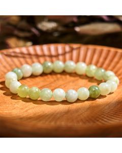 Buddha Stones Jade Abundance Bracelet - Jade(Wrist Circumference: 14-16cm) / 10mm