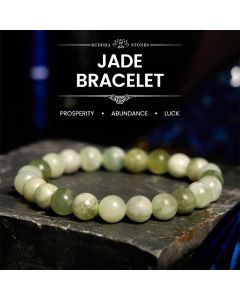 Buddha Stones Jade Abundance Bracelet - Jade(Wrist Circumference: 14-16cm) / 10mm