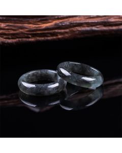 Buddha Stones Jade Prosperity Luck Abundance Ring - Jade / 21mm