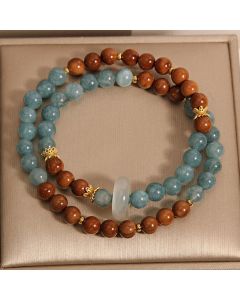Buddha Stones Kuka Seed Jade Wealth Luck Bracelet - Kuka Seed Jade  (Wrist Circumference: 15-19cm)