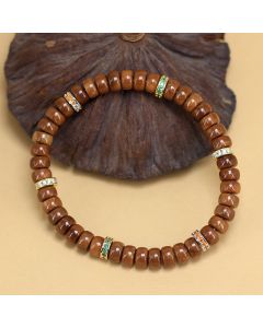 Buddha Stones Kuka Seed Protection Luck Bracelet - Kuka Seed (Wrist Circumference: 15-17cm)