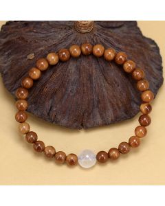 Buddha Stones Kuka Seed Agate Stone Luck Bracelet - Kuka Seed (Wrist Circumference: 15-17cm)