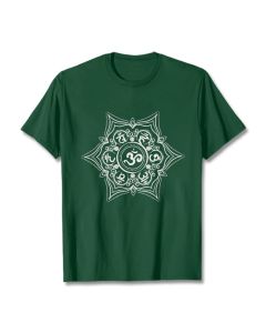 Buddha Stones Mandala Om Mani Padme Hum Tee T-shirt - LightGrey / 2XL