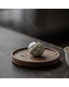 Buddha Stones Mini Lotus Flower Meditation Ceramic Stick Small Incense Burner Decoration - 3.5*3cm