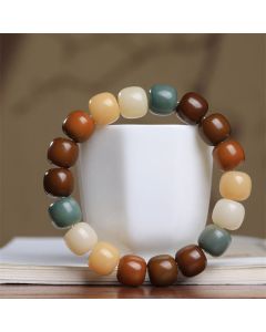 Buddha Stones Multicolored Bodhi Seed Keep Away Evil Spirits Bracelet - Bodhi Seed(Wisdom♥Wake Up)