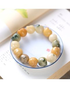 Buddha Stones Multilayered Bodhi Seed Cute Cat Paw Calm Harmony Bracelet - Bodhi Seed(Auspiciousness♥Luck)