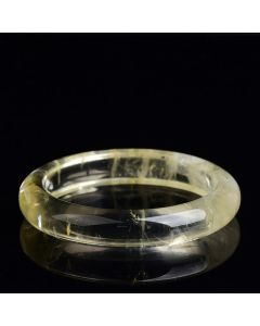 Buddha Stones Natural Citrine Quartz Prosperity Cuff Bangle Bracelet - Natural Citrine(Color May Vary) / 62mm
