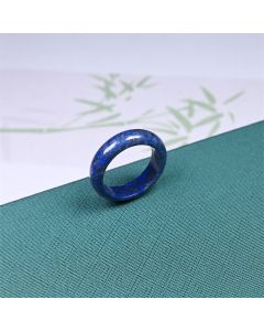 Buddha Stones Natural Lazurite Lapis Lazuli Self Care Ring - Lapis Lazuli / 22mm