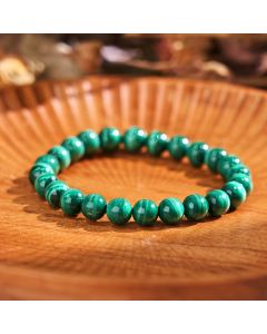 Buddha Stones Natural Malachite Protection Calmness Bracelet - 12mm