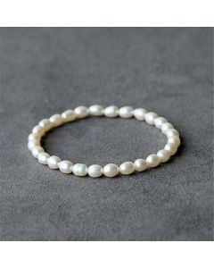 Buddha Stones Natural Pearl Healing Beaded Bracelet - 18-19cm
