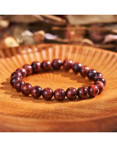 Buddha Stones Natural Tiger Eye Healing Bead Bracelet - 14mm