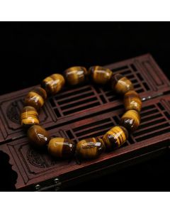 Buddha Stones Natural Tiger Eye Stone Integrity Willpower Bracelet - 13*18mm