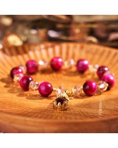 Buddha Stones Red Tiger Eye PiXiu Fox Protection Self Confidence Bracelet - Red Tiger Eye Pixiu