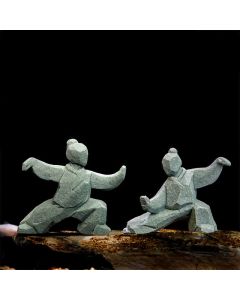 Buddha Stones Resin Yin Yang Balance Tai Chi Figure Mindful Living Decor - Grasp Sparrow's Tail 10 × 4 × 9.8 cm