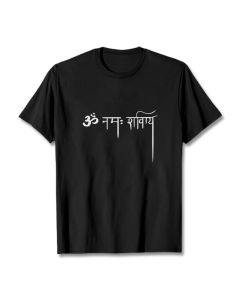 Buddha Stones Sanskrit Namah Shivaya Tee T-shirt - LightGrey / 2XL