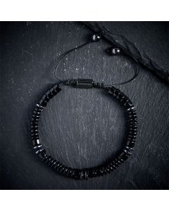 Buddha Stones Small Black Obsidian Green Aventurine Grey Jasper Tiger Eye Strength Rope Bracelet - Tiger Eye(Wrist Circumference: 15-20cm)