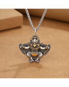 Buddha Stones Tibet Garuda Bird Copper Protection Necklace Pendant - Garuda(Wisdom♥Protection)