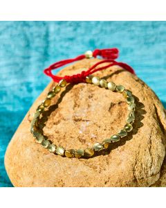 Buddha Stones Tibetan Copper Beads Healing Luck Bracelet - Matte
