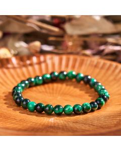 Buddha Stones Tiger Eye Growth Healing Energy Bracelet - Tiger Eye / 12mm