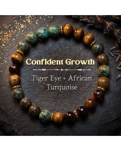 Buddha Stones Tiger Eye Malachite Green Agate Strength Beads Bracelet - Tiger Eye(Protection ♥ Courage)