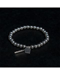 Buddha Stones Titanium Steel Good Luck Balance Bracelet - Titanium Steel(Wrist Circumference: 20-21cm)