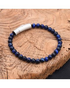 Buddha Stones Turquoise Black Glitter Stone Tiger Eye Positive Bracelet - Yellow Tiger Eye(Wrist Circumference:17-18cm)