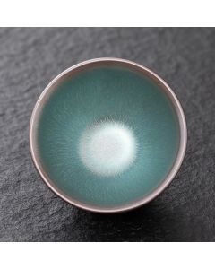 Buddha Stones Vintage Pink Colorful Chinese Jianzhan Kiln Change Ceramic Teacup Kung Fu Tea Cup Bowl - 8.7cm*5.7cm*110ml