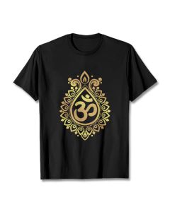 Buddha Stones Water Drop OM Design Tee T-shirt - LightGrey / 2XL