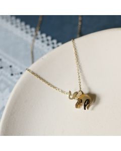 Elephant Titanium Steel Luck Necklace Chain Pendant - Elephant